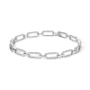Haus Of Brilliance 14k White Gold 1.00 Cttw Paperclip Link Bracelet In White