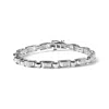 Haus Of Brilliance 14k White Gold 1.00 Cttw Princess-cut Diamond Link Bracelet In White