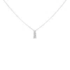 Haus Of Brilliance 14k White Gold 1/2 Cttw Lab Grown Diamond Three Stone Pendant Necklace In Metallic