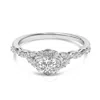 Haus Of Brilliance 14k White Gold 1/2 Cttw Lab Grown Diamond Vintage Style Engagement Ring In White