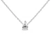 Haus Of Brilliance 14k White Gold Pear Shape Lab Grown Diamond Solitaire Pendant Necklace In White