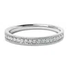 Haus Of Brilliance 14k Gold 1/4 Cttw Round Diamond Milgrain Wedding Band In Metallic