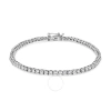 HAUS OF BRILLIANCE HAUS OF BRILLIANCE 14K WHITE GOLD 2.0 CTTW LAB GROWN DIAMOND 7.25" CLASSIC TENNIS BRACELET (F-G COLO