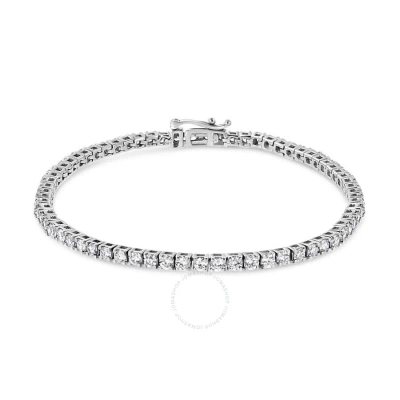 Haus Of Brilliance 14k White Gold 2.0 Cttw Lab Grown Diamond 7.25" Classic Tennis Bracelet (f-g Colo