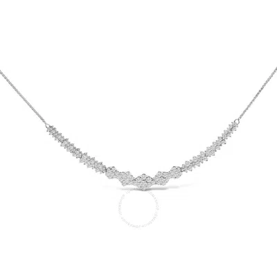 Haus Of Brilliance 14k White Gold 2.00 Cttw Diamond Composite Cluster Bar Necklace (h-i Color