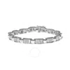 Haus Of Brilliance 14k White Gold 2.00 Cttw Princess Diamond Invisible Set Link Bracelet (h-i Color In White