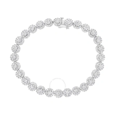 Haus Of Brilliance 14k White Gold 3 7/8ct Tdw Diamond Link Bracelet (i-j