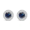 Haus Of Brilliance 14k White Gold 3.0 Cttw Lab-grown Diamond Halo Stud Earrings In Metallic