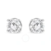 Haus Of Brilliance 14k White Gold 3/4 Cttw Lab Grown Diamond 4-prong Classic Stud Earrings (f-g Colo In White