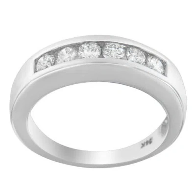 Haus Of Brilliance 14k White Gold 3/4ct. Tdw Diamond Channel Band Ring