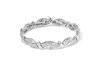 Haus Of Brilliance 14k White Gold 4.0 Cttw Invisble Set Princess-cut Diamond Wave Style Link Bracele In White