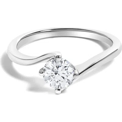 Haus Of Brilliance 14k 0.79 Ct. Tw. Lab-grown Diamond Solitaire Ring In Metallic