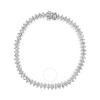 HAUS OF BRILLIANCE HAUS OF BRILLIANCE 14K WHITE GOLD 5 1/2 CTTW ROUND DIAMOND 2-PRONG TENNIS BRACELET (H-I COLOR