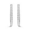 Haus Of Brilliance 14k White Gold 5.00 Cttw Lab Grown Diamond Inside Out Hoop Earrings In White