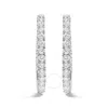 Haus Of Brilliance 14k White Gold 5.00 Cttw Lab Grown Diamond Inside Out Hoop Earrings In White