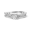 Haus Of Brilliance 14k White Gold 5/8 Cttw Diamond Split Shank Engagement Ring In White