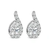 Haus Of Brilliance 14k 0.65 Ct. Tw. Lab-grown Diamond Stud Earrings In White