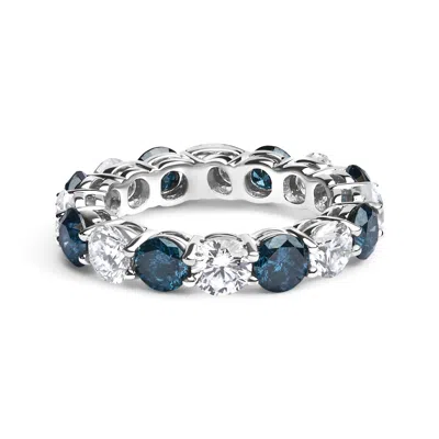 Haus Of Brilliance 14k 6.25 Ct. Tw. Lab-grown Diamond Eternity Ring In Metallic