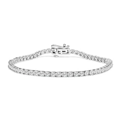 Haus Of Brilliance 14k White Gold 6.00 Cttw Lab Grown Diamond Classic Tennis Bracelet
