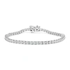 Haus Of Brilliance 14k White Gold 6.00 Cttw Lab Grown Diamond Classic Tennis Bracelet In Metallic