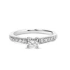Haus Of Brilliance 14k White Gold Diamond 1/2 Cttw Princess Cut Diamond Engagement Ring In White