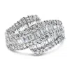 Haus Of Brilliance 14k White Gold Diamond Cocktail Ring Band In White