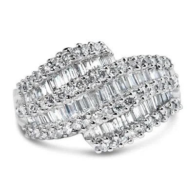 Haus Of Brilliance 14k White Gold Diamond Cocktail Ring Band