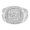 Haus Of Brilliance 14k White Gold Men's Diamond Band Ring In White