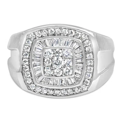 Haus Of Brilliance 14k White Gold Men's Diamond Band Ring