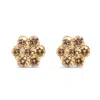 Haus Of Brilliance 14k Yellow Gold 1.0 Cttw Diamond Floral Stud Earrings