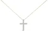 Haus Of Brilliance 14k Yellow Gold 1/2 Cttw Lab Grown Diamond 11 Stone Cross Pendant Necklace In Gold