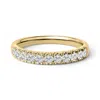 Haus Of Brilliance 14k Yellow Gold 1/2 Cttw Round Diamond 11 Stone Classic Band In Gold