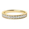 Haus Of Brilliance 14k Gold 1/2 Cttw Round Diamond Milgrain Wedding Band In Yellow