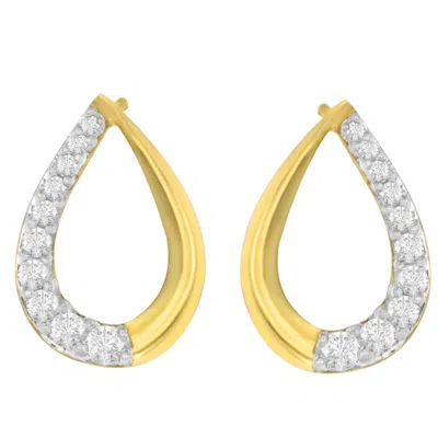 Haus Of Brilliance 14k Yellow Gold 1/2ct. Tdw Round- Cut Diamond Earrings (h-i,si1-si2)