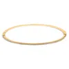Haus Of Brilliance 14k Yellow Gold 1/3 Cttw Diamond Half Eternity Bangle Bracelet In Gold