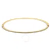 Haus Of Brilliance 14k Yellow Gold 1/3 Cttw Diamond Half Eternity Bangle Bracelet (i-j Color In Yellow
