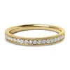 Haus Of Brilliance 14k Gold 1/4 Cttw Round Diamond Milgrain Wedding Band In Yellow