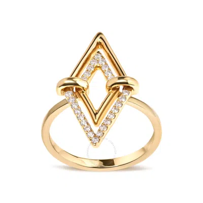 Haus Of Brilliance 14k Yellow Gold 1/5 Cttw Diamond Double Triangle Ring (g-h Color