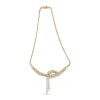 Haus Of Brilliance 14k Yellow Gold 17.0 Cttw Diamond Double Row Lariat Tennis Necklace In Yellow