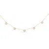 Haus Of Brilliance 14k Yellow Gold 2.00 Cttw Diamond Cluster 18" Station Necklace In Yellow
