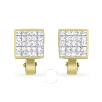 Haus Of Brilliance 14k Yellow Gold 3 1/4 Ct Tdw Diamond Huggy Earrings (g-h