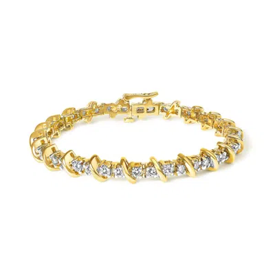 Haus Of Brilliance 14k Yellow Gold 3.0 Cttw Diamond S Link Bracelet