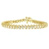 Haus Of Brilliance 14k Yellow Gold 3.00 Cttw Diamond Spiral Link Bracelet In Gold