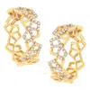 Haus Of Brilliance 14k Yellow Gold 3/4 Cttw Diamond Honeycomb Hoop Earrings (g-h Color In Yellow