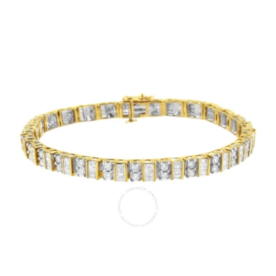Haus Of Brilliance 14k Yellow Gold 4ct. Tdw Diamond Tennis Bracelet (i-j In White