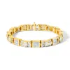 Haus Of Brilliance 14k 9.01 Ct. Tw. Diamond Link Bracelet In Yellow