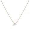Haus Of Brilliance 14k Yellow Gold Floating 1/2 Cttw Lab Grown Diamond Solitaire Pendant Necklace -