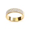 Haus Of Brilliance 14k Yellow Gold Pave Set 3/4 Cttw Multi Row Diamond Band Ring In Yellow