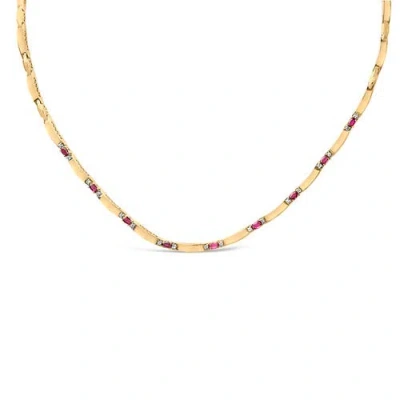 Haus Of Brilliance 14k Diamond Statement Necklace In Gold