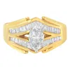 Haus Of Brilliance 14kt Two-toned Gold Diamond Cocktail Ring
